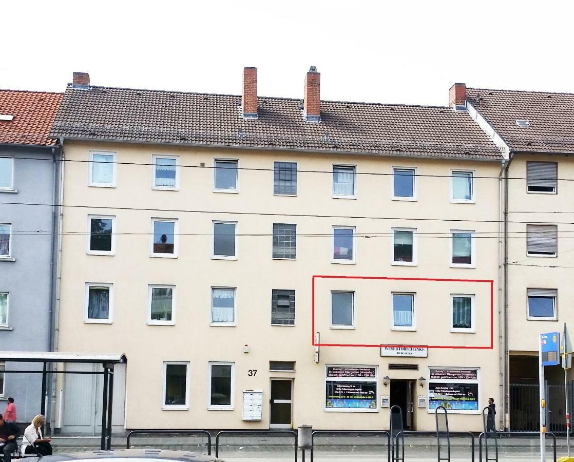 Moderne Ferienwohnung Am Wesertor Kassel Bagian luar foto